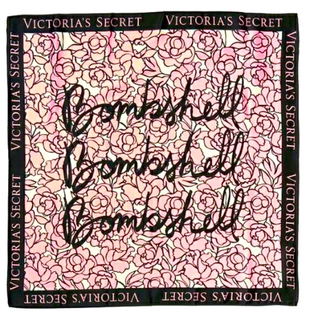 Victoria's Secret Floral Silky Scarf